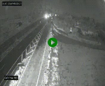 <h2>Vue en direct de l'autoroute A10 grâce à un drône situé au-dessus du péage de Virsac</h2>