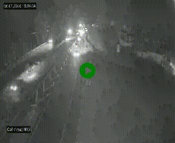 <h2>Vue en direct de l'autoroute A10 grâce à un drône situé au-dessus du péage de Virsac</h2>