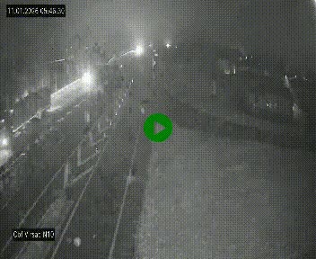 <h2>Vue en direct de l'autoroute A10 grâce à un drône situé au-dessus du péage de Virsac</h2>