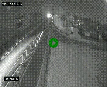 <h2>Vue en direct de l'autoroute A10 grâce à un drône situé au-dessus du péage de Virsac</h2>