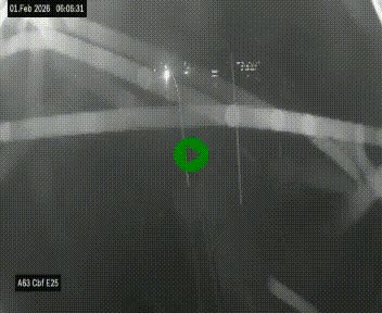 <h2>Webcam autoroute A63 en périphérie de Bordeaux au sud-est de la ville, en provenance du bassin d'Arcachon. Vue orientée vers Bordeaux</h2>