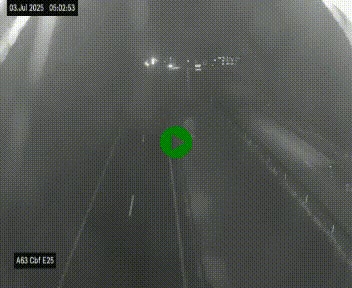 <h2>Webcam autoroute A63 en périphérie de Bordeaux au sud-est de la ville, en provenance du bassin d'Arcachon. Vue orientée vers Bordeaux</h2>
