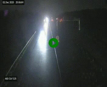 <h2>Webcam autoroute A63 en périphérie de Bordeaux au sud-est de la ville, en provenance du bassin d'Arcachon. Vue orientée vers Bordeaux</h2>