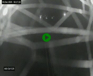 <h2>Webcam autoroute A63 en périphérie de Bordeaux au sud-est de la ville, en provenance du bassin d'Arcachon. Vue orientée vers Bordeaux</h2>