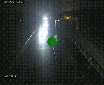 <h2>Webcam autoroute A63 en périphérie de Bordeaux au sud-est de la ville, en provenance du bassin d'Arcachon. Vue orientée vers Bordeaux</h2>