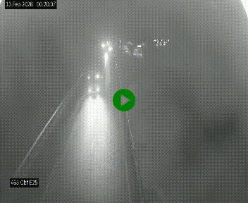 <h2>Webcam autoroute A63 en périphérie de Bordeaux au sud-est de la ville, en provenance du bassin d'Arcachon. Vue orientée vers Bordeaux</h2>