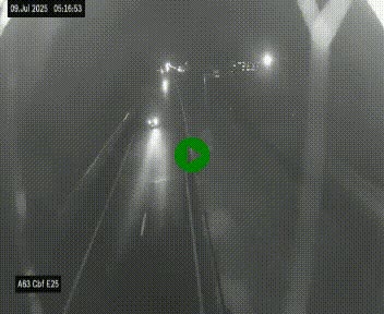 <h2>Webcam autoroute A63 en périphérie de Bordeaux au sud-est de la ville, en provenance du bassin d'Arcachon. Vue orientée vers Bordeaux</h2>