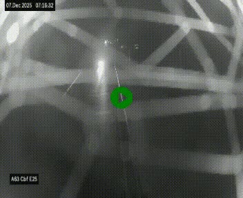 <h2>Webcam autoroute A63 en périphérie de Bordeaux au sud-est de la ville, en provenance du bassin d'Arcachon. Vue orientée vers Bordeaux</h2>