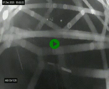 <h2>Webcam autoroute A63 en périphérie de Bordeaux au sud-est de la ville, en provenance du bassin d'Arcachon. Vue orientée vers Bordeaux</h2>