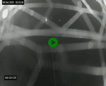 <h2>Webcam autoroute A63 en périphérie de Bordeaux au sud-est de la ville, en provenance du bassin d'Arcachon. Vue orientée vers Bordeaux</h2>