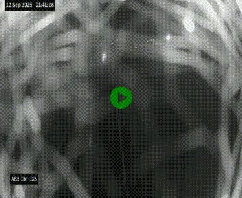 <h2>Webcam autoroute A63 en périphérie de Bordeaux au sud-est de la ville, en provenance du bassin d'Arcachon. Vue orientée vers Bordeaux</h2>
