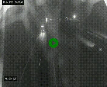 <h2>Webcam autoroute A63 en périphérie de Bordeaux au sud-est de la ville, en provenance du bassin d'Arcachon. Vue orientée vers Bordeaux</h2>