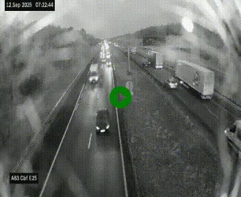 <h2>Webcam autoroute A63 en périphérie de Bordeaux au sud-est de la ville, en provenance du bassin d'Arcachon. Vue orientée vers Bordeaux</h2>