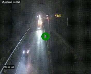<h2>Webcam autoroute A63 en périphérie de Bordeaux au sud-est de la ville, en provenance du bassin d'Arcachon. Vue orientée vers Bordeaux</h2>