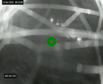 Webcam autoroute A63 en périphérie de Bordeaux au sud-est de la ville, en provenance du bassin d'Arcachon. Vue orientée vers Bordeaux