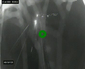 <h2>Webcam autoroute A63 en périphérie de Bordeaux au sud-est de la ville, en provenance du bassin d'Arcachon. Vue orientée vers Bordeaux</h2>