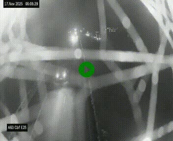 <h2>Webcam autoroute A63 en périphérie de Bordeaux au sud-est de la ville, en provenance du bassin d'Arcachon. Vue orientée vers Bordeaux</h2>