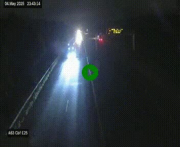 Webcam autoroute A63 en périphérie de Bordeaux au sud-est de la ville, en provenance du bassin d'Arcachon. Vue orientée vers Bordeaux