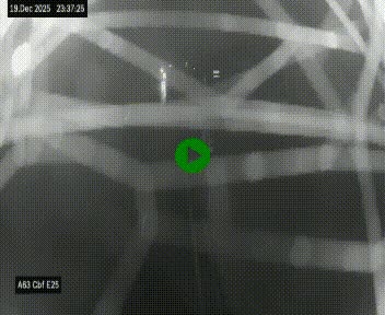 <h2>Webcam autoroute A63 en périphérie de Bordeaux au sud-est de la ville, en provenance du bassin d'Arcachon. Vue orientée vers Bordeaux</h2>