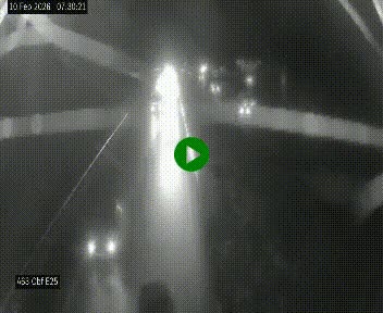 <h2>Webcam autoroute A63 en périphérie de Bordeaux au sud-est de la ville, en provenance du bassin d'Arcachon. Vue orientée vers Bordeaux</h2>