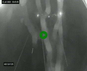 <h2>Webcam autoroute A63 en périphérie de Bordeaux au sud-est de la ville, en provenance du bassin d'Arcachon. Vue orientée vers Bordeaux</h2>