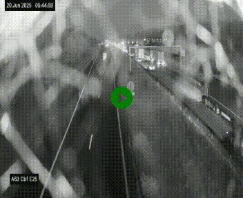 <h2>Webcam autoroute A63 en périphérie de Bordeaux au sud-est de la ville, en provenance du bassin d'Arcachon. Vue orientée vers Bordeaux</h2>