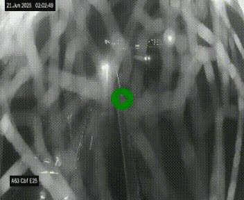 <h2>Webcam autoroute A63 en périphérie de Bordeaux au sud-est de la ville, en provenance du bassin d'Arcachon. Vue orientée vers Bordeaux</h2>