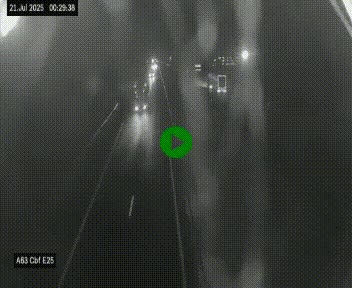 <h2>Webcam autoroute A63 en périphérie de Bordeaux au sud-est de la ville, en provenance du bassin d'Arcachon. Vue orientée vers Bordeaux</h2>