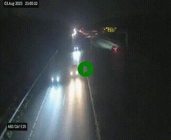 <h2>Webcam autoroute A63 en périphérie de Bordeaux au sud-est de la ville, en provenance du bassin d'Arcachon. Vue orientée vers Bordeaux</h2>