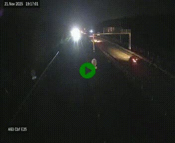 <h2>Webcam autoroute A63 en périphérie de Bordeaux au sud-est de la ville, en provenance du bassin d'Arcachon. Vue orientée vers Bordeaux</h2>