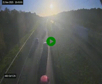 <h2>Webcam autoroute A63 en périphérie de Bordeaux au sud-est de la ville, en provenance du bassin d'Arcachon. Vue orientée vers Bordeaux</h2>