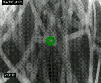 <h2>Webcam autoroute A63 en périphérie de Bordeaux au sud-est de la ville, en provenance du bassin d'Arcachon. Vue orientée vers Bordeaux</h2>