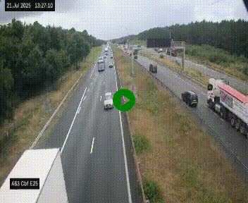 <h2>Webcam autoroute A63 en périphérie de Bordeaux au sud-est de la ville, en provenance du bassin d'Arcachon. Vue orientée vers Bordeaux</h2>