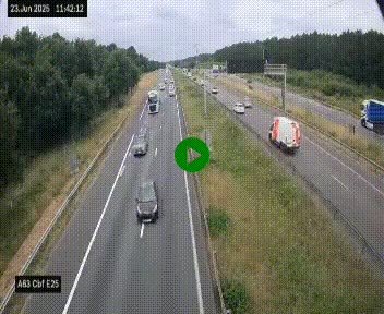 <h2>Webcam autoroute A63 en périphérie de Bordeaux au sud-est de la ville, en provenance du bassin d'Arcachon. Vue orientée vers Bordeaux</h2>