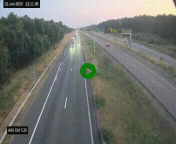 <h2>Webcam autoroute A63 en périphérie de Bordeaux au sud-est de la ville, en provenance du bassin d'Arcachon. Vue orientée vers Bordeaux</h2>
