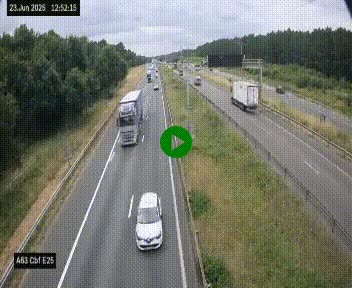 <h2>Webcam autoroute A63 en périphérie de Bordeaux au sud-est de la ville, en provenance du bassin d'Arcachon. Vue orientée vers Bordeaux</h2>