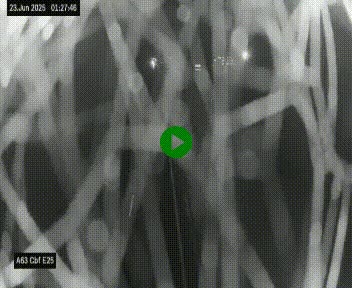 <h2>Webcam autoroute A63 en périphérie de Bordeaux au sud-est de la ville, en provenance du bassin d'Arcachon. Vue orientée vers Bordeaux</h2>