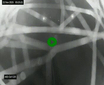 <h2>Webcam autoroute A63 en périphérie de Bordeaux au sud-est de la ville, en provenance du bassin d'Arcachon. Vue orientée vers Bordeaux</h2>