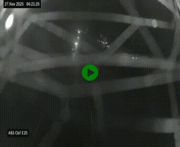 <h2>Webcam autoroute A63 en périphérie de Bordeaux au sud-est de la ville, en provenance du bassin d'Arcachon. Vue orientée vers Bordeaux</h2>