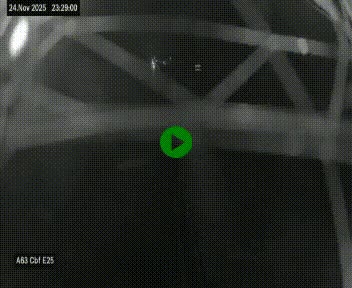 <h2>Webcam autoroute A63 en périphérie de Bordeaux au sud-est de la ville, en provenance du bassin d'Arcachon. Vue orientée vers Bordeaux</h2>