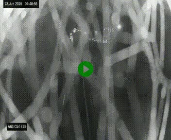 <h2>Webcam autoroute A63 en périphérie de Bordeaux au sud-est de la ville, en provenance du bassin d'Arcachon. Vue orientée vers Bordeaux</h2>