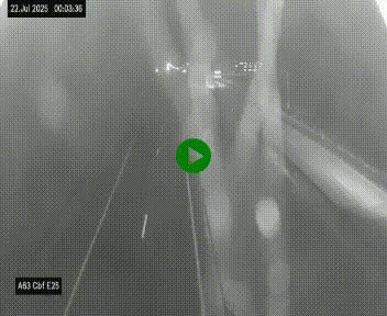 <h2>Webcam autoroute A63 en périphérie de Bordeaux au sud-est de la ville, en provenance du bassin d'Arcachon. Vue orientée vers Bordeaux</h2>