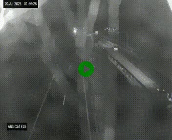 <h2>Webcam autoroute A63 en périphérie de Bordeaux au sud-est de la ville, en provenance du bassin d'Arcachon. Vue orientée vers Bordeaux</h2>