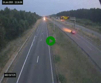 <h2>Webcam autoroute A63 en périphérie de Bordeaux au sud-est de la ville, en provenance du bassin d'Arcachon. Vue orientée vers Bordeaux</h2>