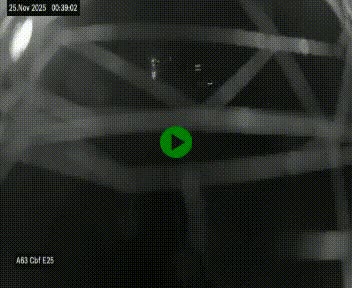 <h2>Webcam autoroute A63 en périphérie de Bordeaux au sud-est de la ville, en provenance du bassin d'Arcachon. Vue orientée vers Bordeaux</h2>