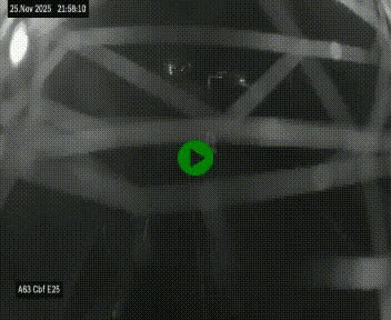 <h2>Webcam autoroute A63 en périphérie de Bordeaux au sud-est de la ville, en provenance du bassin d'Arcachon. Vue orientée vers Bordeaux</h2>