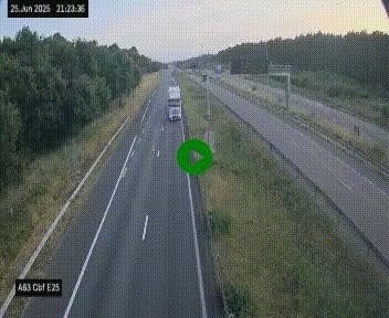 <h2>Webcam autoroute A63 en périphérie de Bordeaux au sud-est de la ville, en provenance du bassin d'Arcachon. Vue orientée vers Bordeaux</h2>