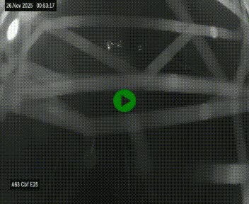 <h2>Webcam autoroute A63 en périphérie de Bordeaux au sud-est de la ville, en provenance du bassin d'Arcachon. Vue orientée vers Bordeaux</h2>