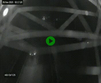 <h2>Webcam autoroute A63 en périphérie de Bordeaux au sud-est de la ville, en provenance du bassin d'Arcachon. Vue orientée vers Bordeaux</h2>