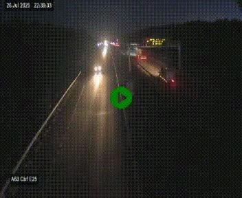 <h2>Webcam autoroute A63 en périphérie de Bordeaux au sud-est de la ville, en provenance du bassin d'Arcachon. Vue orientée vers Bordeaux</h2>